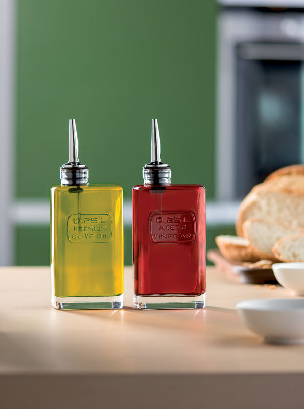 HUILIER OPTIMA 250ML EN VERRE AVEC BEC VERSEUR – Carafe, pichet et bouteille – HygiRéa