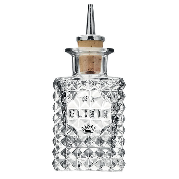 BOUTEILLE ELIXIR 10CL N°1 EN VERRE AVEC BEC VERSEUR – Carafe, pichet et bouteille – HygiRéa