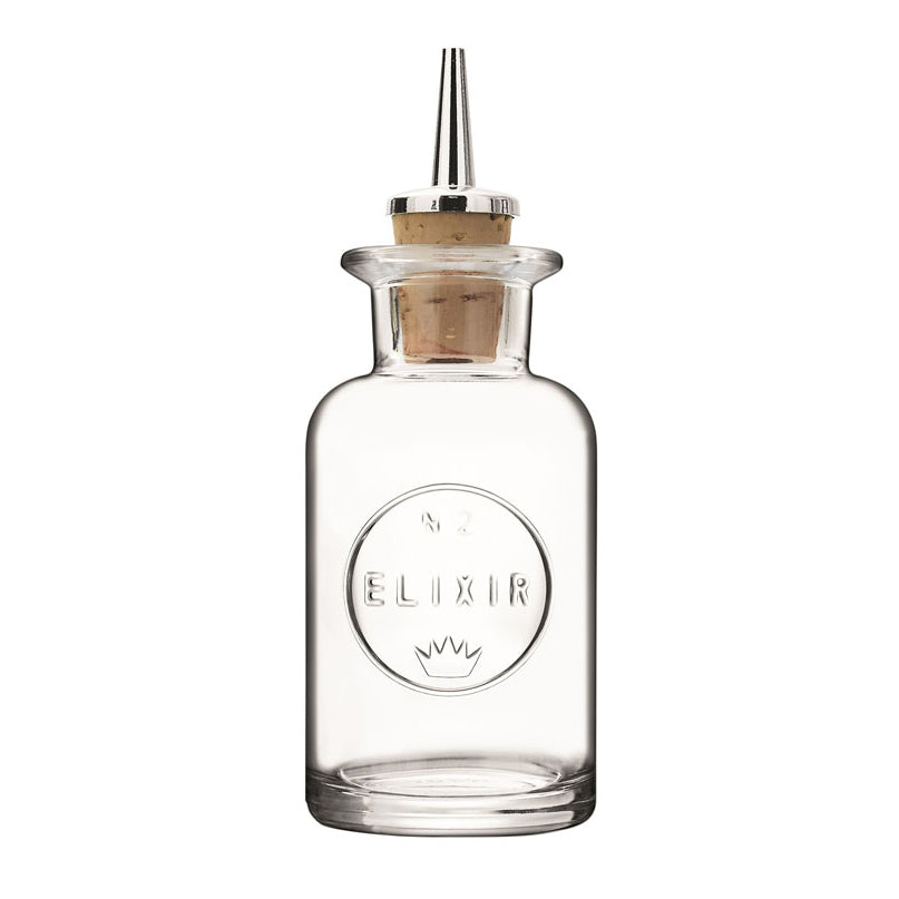 BOUTEILLE ELIXIR 10CL N°2 EN VERRE AVEC BEC VERSEUR – Carafe, pichet et bouteille – HygiRéa