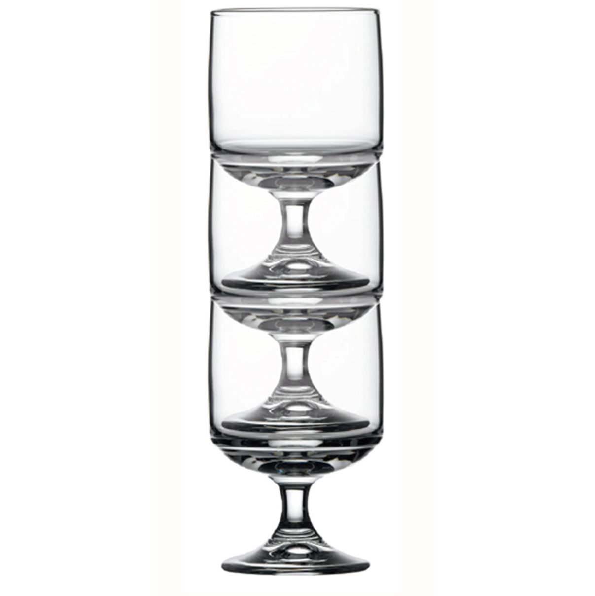 VERRE A PIED 22 CL EMPILABLE TOWER – La verrerie – HygiRéa