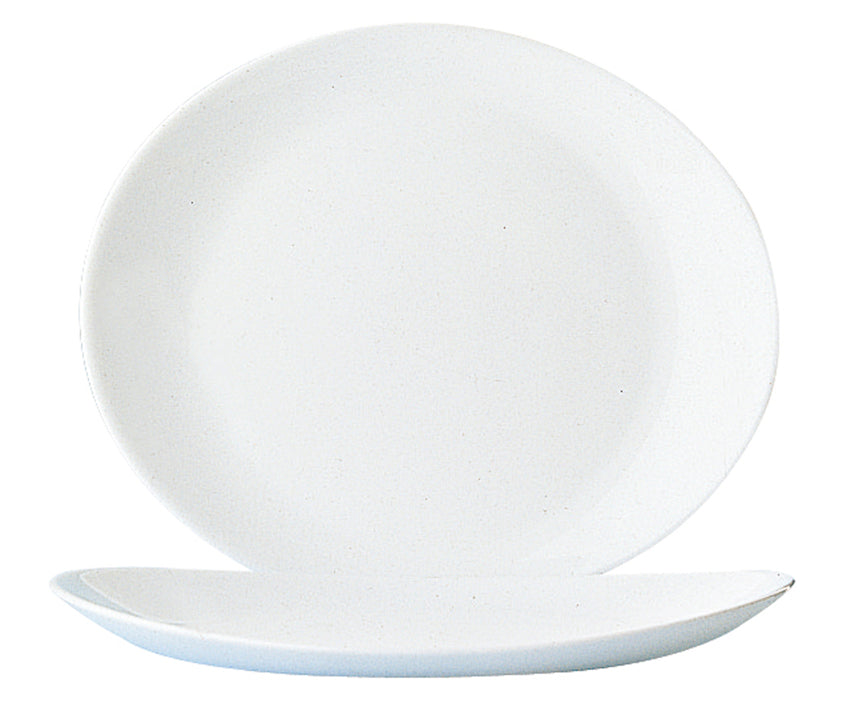 ASSIETTE A STEAK RESTAURANT BLANCHE 300*260 – Assiette – HygiRéa