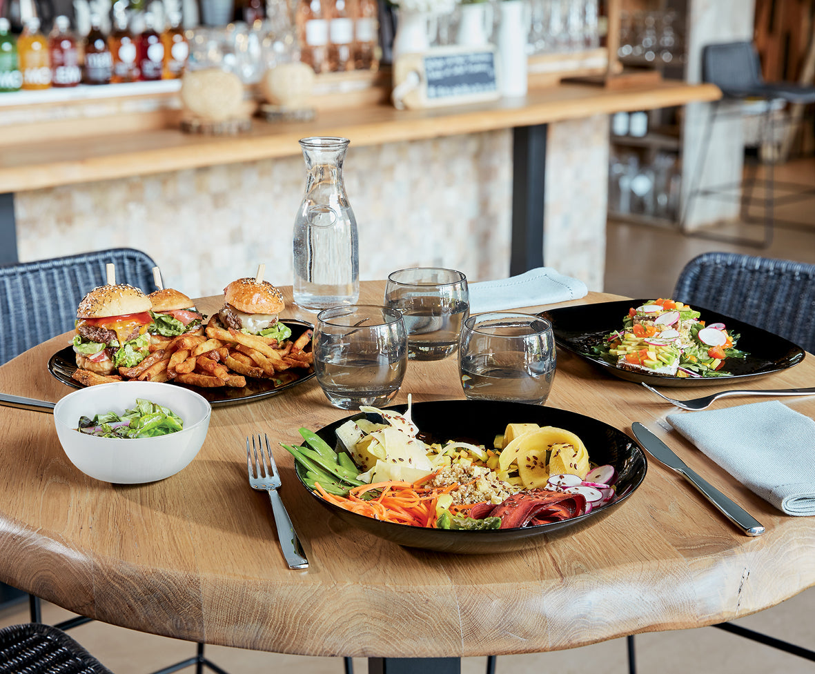 ASSIETTE CREUSE 260 CM EVOLUTION BLACK T 120CL – Assiette – HygiRéa