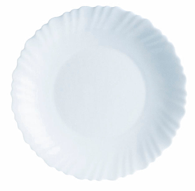 ASSIETTE PLATE FESTON 27CM EN VERRE TREMPÉ – Assiette – HygiRéa