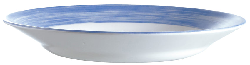 ASSIETTE PLATE BRUSH BLEU 15,5CM – Assiette – HygiRéa
