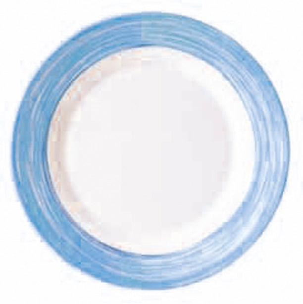 ASSIETTE DESSERT BRUSH BLEU 19,5CL – Assiette – HygiRéa