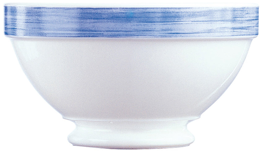 BOL BRUSH BLEU 13CM EMPILABLE – Petit déjeuner – HygiRéa