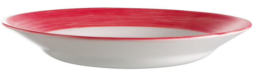 ASSIETTE CREUSE BRUSH CHERRY 22,5CM – Assiette – HygiRéa