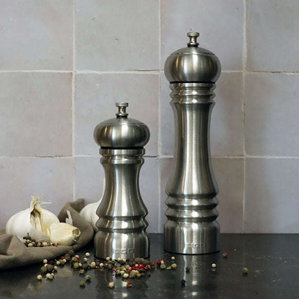 MOULIN À POIVRE PRO EN ACIER INOXYDABLE 23 CM – Moulin et condiment – HygiRéa