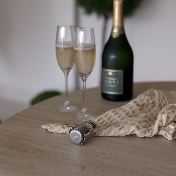 BOUCHON À CHAMPAGNE EN ACIER INOXYDABLE – Accessoire du vin – HygiRéa