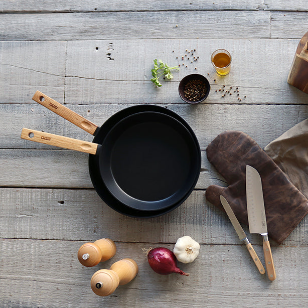 POÊLE ECTOR INDUCTION EN ALUMINIUM ET MANCHE EN BOIS 20 CM – Poêle, poêlon et sauteuse – HygiRéa
