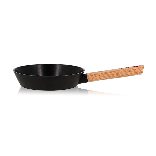 POÊLE ECTOR INDUCTION EN ALUMINIUM ET MANCHE EN BOIS 20 CM – Poêle, poêlon et sauteuse – HygiRéa