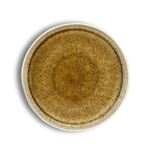 ASSIETTE CREUSE STACK 24CM EN PORCELAINE MARRON – Assiette – HygiRéa