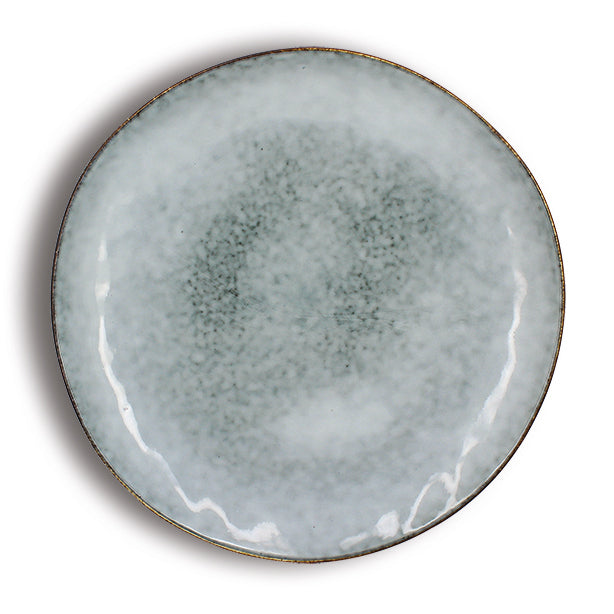 ASSIETTE PLATE ARONAL 27.5CM EN GRÈS BELU – Assiette – HygiRéa