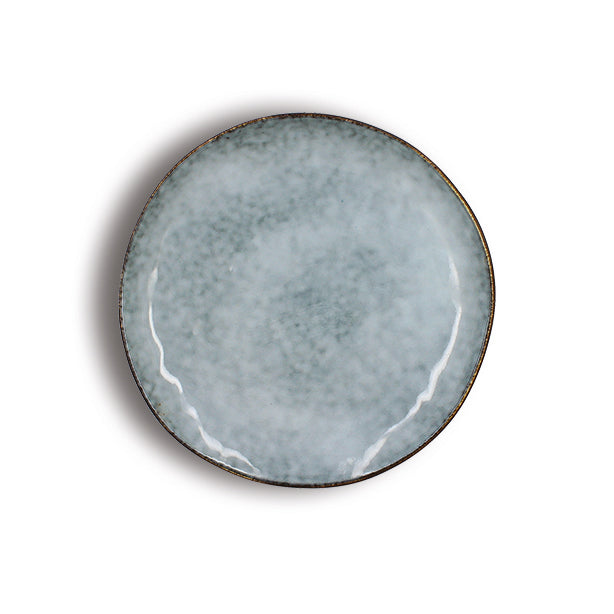 ASSIETTE DESSERT ARONAL 20.5CM EN GRÈS BLEU – Assiette – HygiRéa