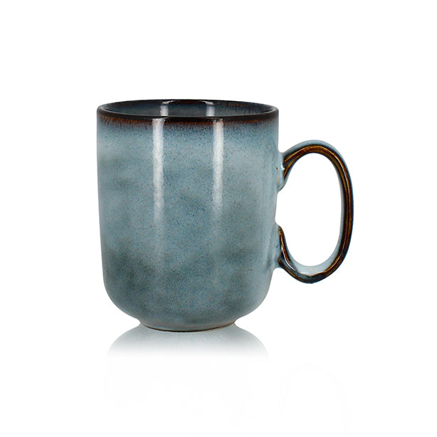 MUG ARONAL 40CL EN GRÈS BLEU – Petit déjeuner – HygiRéa