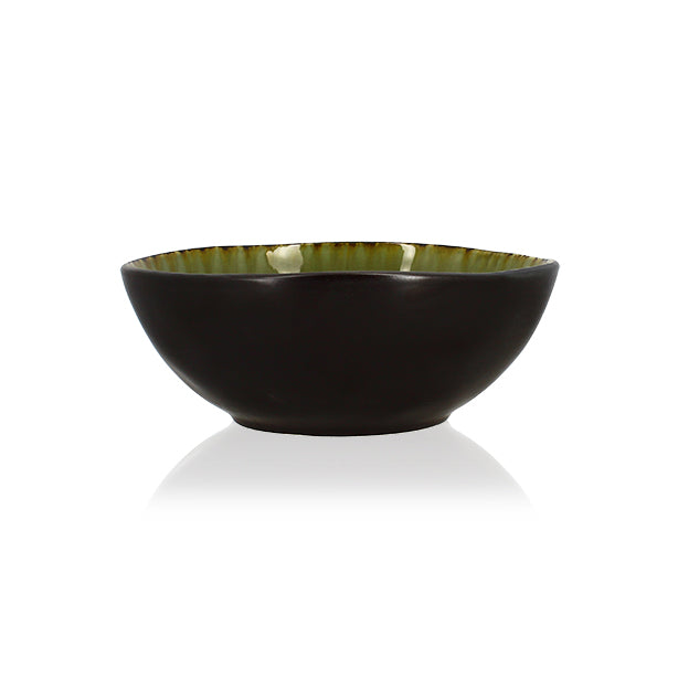 COUPELLE META 17,5CM EN GRÈS VERT – Complément table – HygiRéa