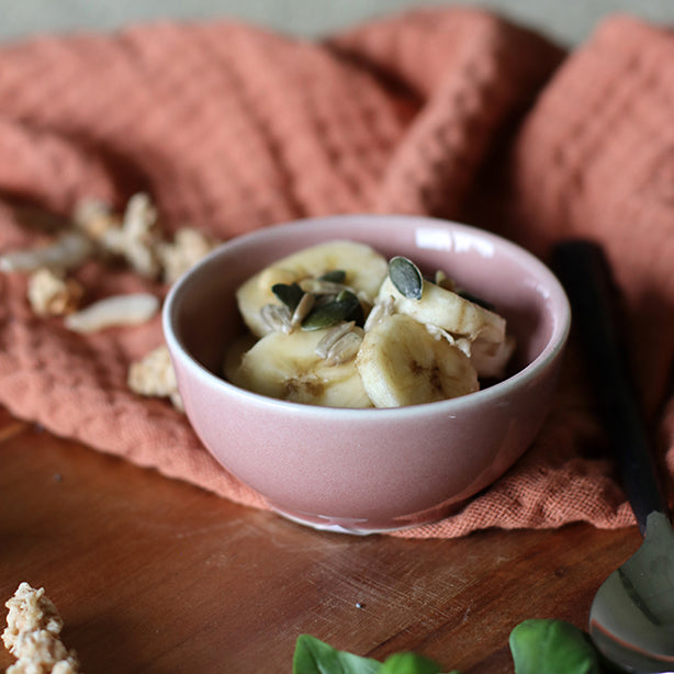 COUPELLE 8CM POKEBOWL EN GRÈS ROSE PÂLE 100 ML – Complément table – HygiRéa