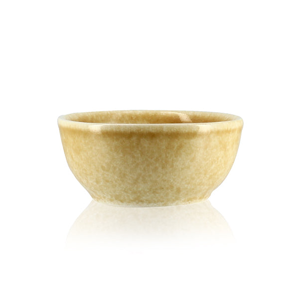COUPELLE 8CM POKEBOWL EN GRÈS OCRE 100 ML – Complément table – HygiRéa