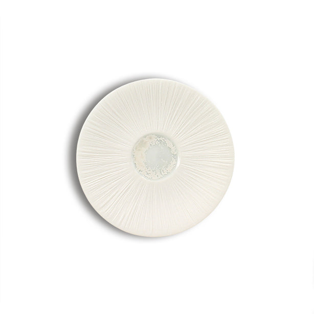 SOUCOUPE URUS 12CM EN PORCELAINE BLEU ET BLANC – Petit déjeuner – HygiRéa