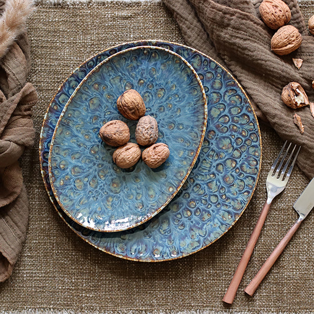 PLAT OVALE VENUS 24X17CM EN PORCELAINE – Assiette – HygiRéa