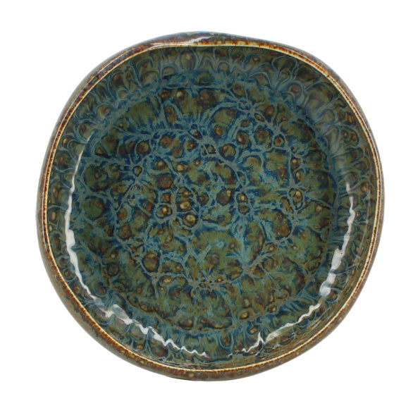 ASSIETTE VENUS 25CM EN PORCELAINE BLEU – Assiette – HygiRéa