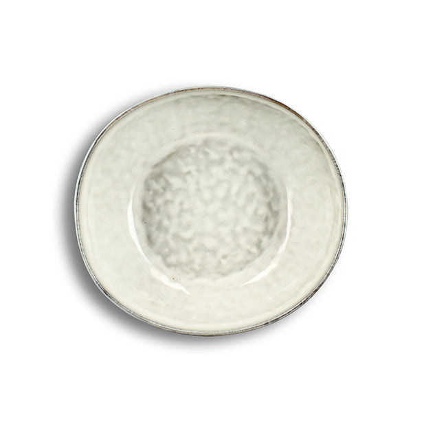 ASSIETTE CREUSE BORAL 21CM EN GRÈS BEIGE – Assiette – HygiRéa