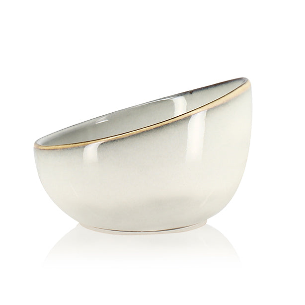 COUPELLE BORAL 12CM EN GRÈS BEIGE – Complément table – HygiRéa