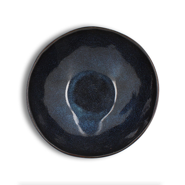 COUPELLE COSTA 19.5X7CM EN GRÈS BLEU – Complément table – HygiRéa