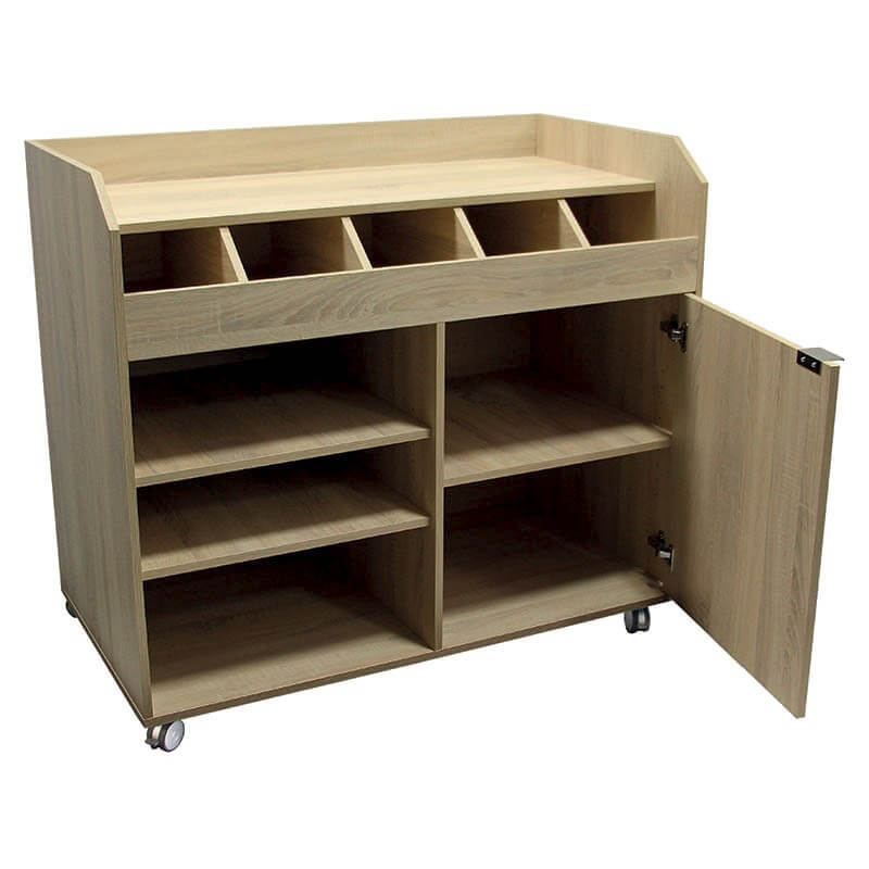 SERVICE MONTE - SERVICE BAS - CHIANTI OAK – Meuble Snacking – HygiRéa