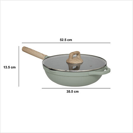 Sauteuse Horizon 28 cm fonte d'aluminium