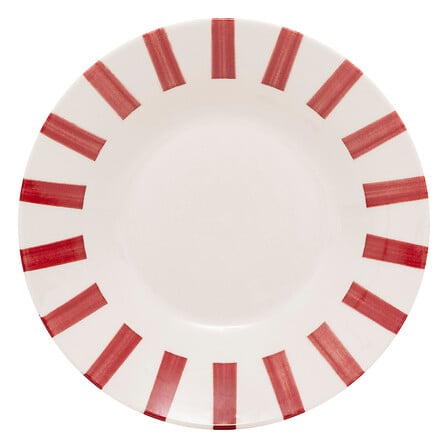 Assiette creuse Chéri diam 20 cm rouge