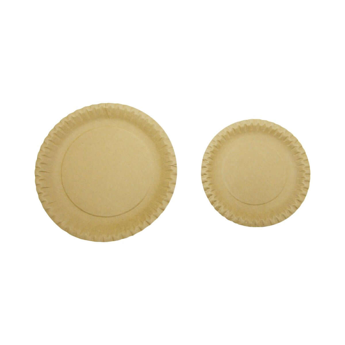 Assiettes carton kraft – Assiettes Jetables – HygiRéa