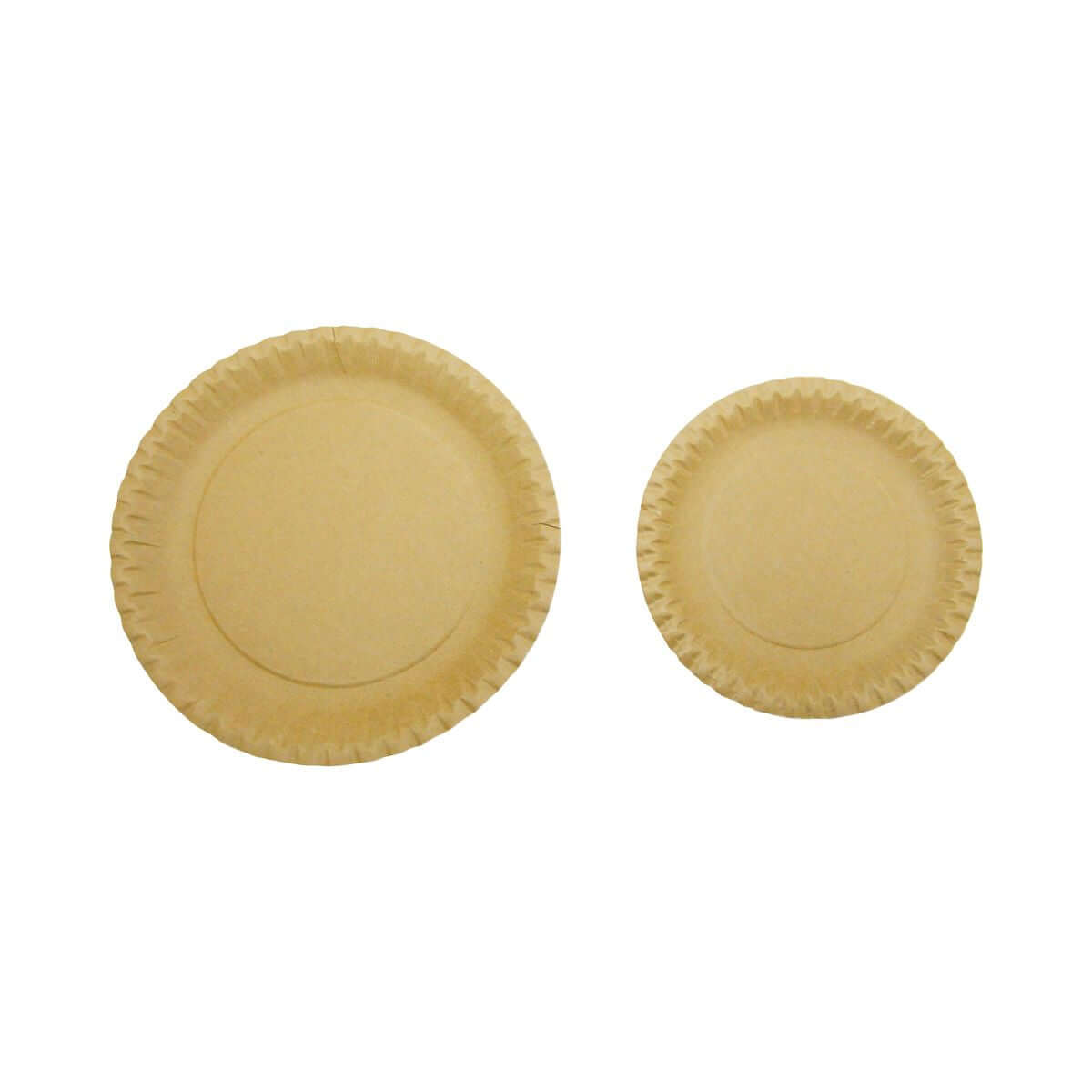 Assiettes carton kraft – Assiettes Jetables – HygiRéa