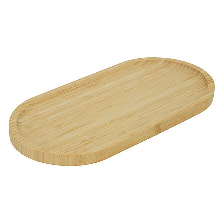 ASSIETTE PRÉSENTATION OVALE 30 X 15 CM BAMBOU