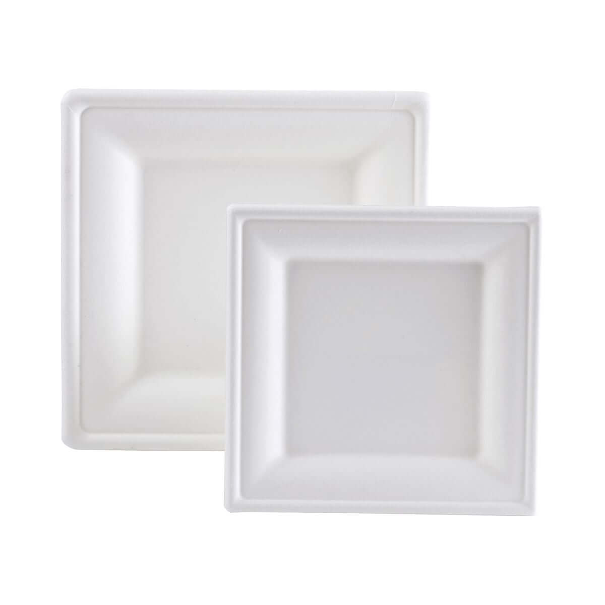 Assiettes fibre végétale – Assiettes Jetables – HygiRéa