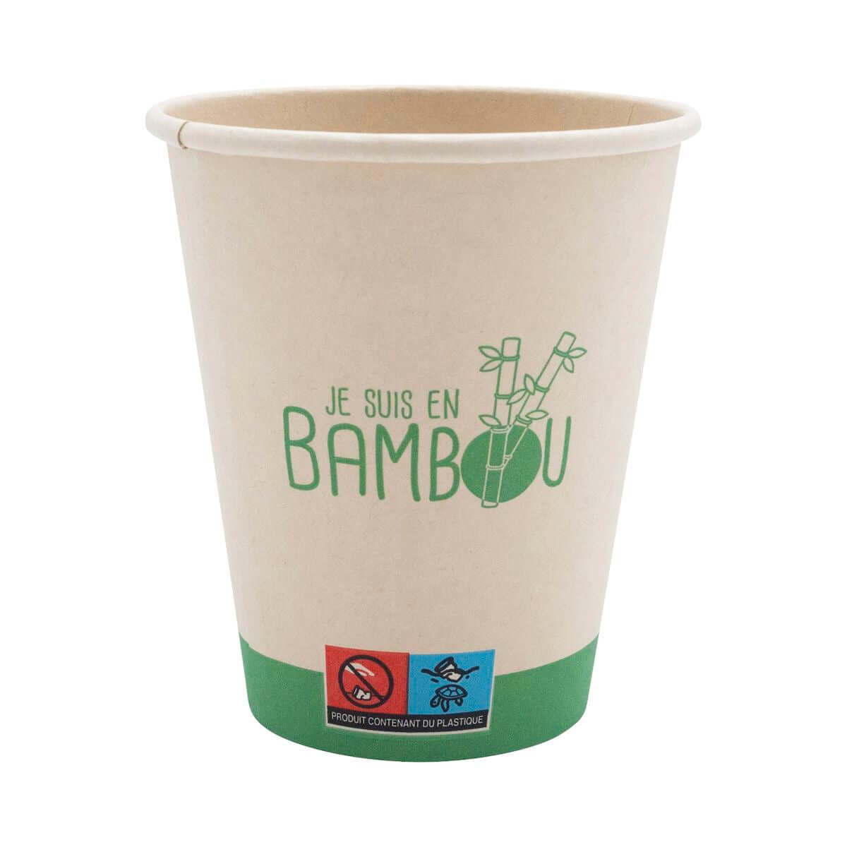 Gobelets Bambou – Gobelets Jetables – HygiRéa