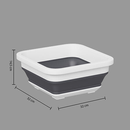 BASSINE CARREE RETRACLABLE 8L