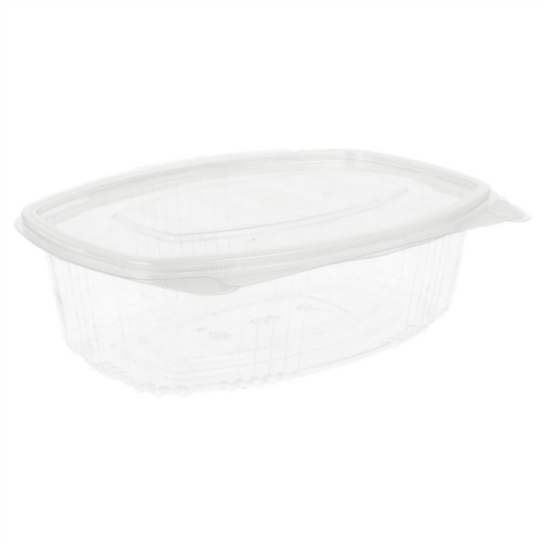 RÉCIPIENTS + COUVERCLE 750 MLTRANSPARENT RPET - 400 UNITÉS