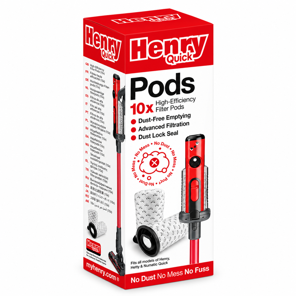 Henry Quick vacuum bags x10