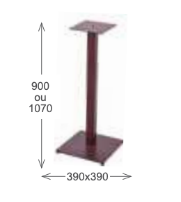 Pied Métal Indus Haut Extérieur / Intérieur