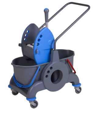 GIOTTO seau bi-bac 15/15 litres PRESS I – Chariots de Lavage – HygiRéa