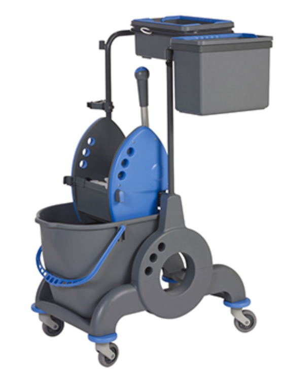 GIOTTO MENAGE COMPACK seau 25 litres PRESS I – Chariots Ménage / Lavage – HygiRéa