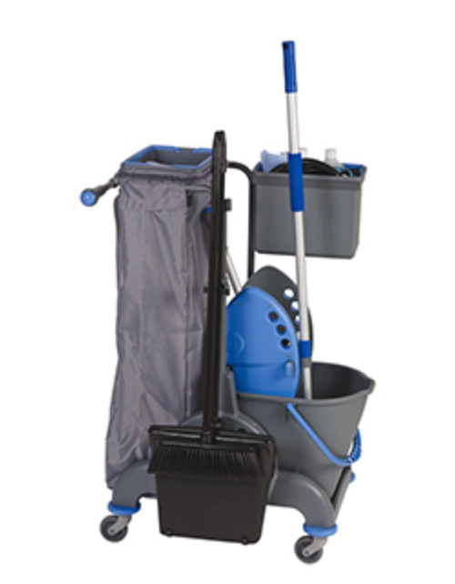 GIOTTO MENAGE COMPACK seau 25 litres PRESS I – Chariots Ménage / Lavage – HygiRéa