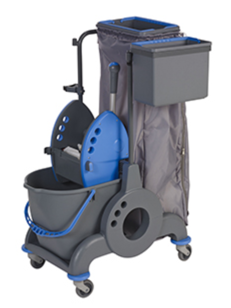 GIOTTO MENAGE COMPACK seau 25 litres PRESS I – Chariots Ménage / Lavage – HygiRéa