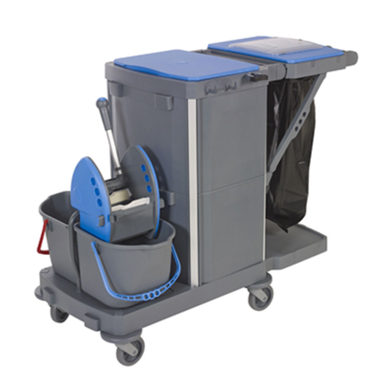 OPERA 1.2 seau bi-bac 15/15 litres PRESS S – Chariots Ménage / Lavage – HygiRéa