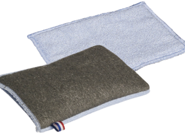 Lavette anti-calcaire X2 – Chiffons – HygiRéa