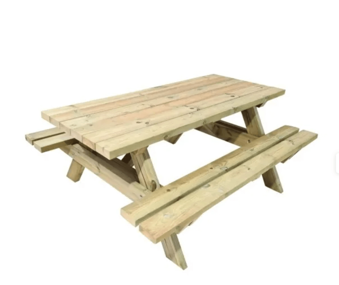 Table de pique-nique MASGAMES MUNICH L 180 cm de long – – HygiRéa