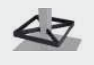 Repose Pied pour Pied Indus/ Grand modèle CARRE