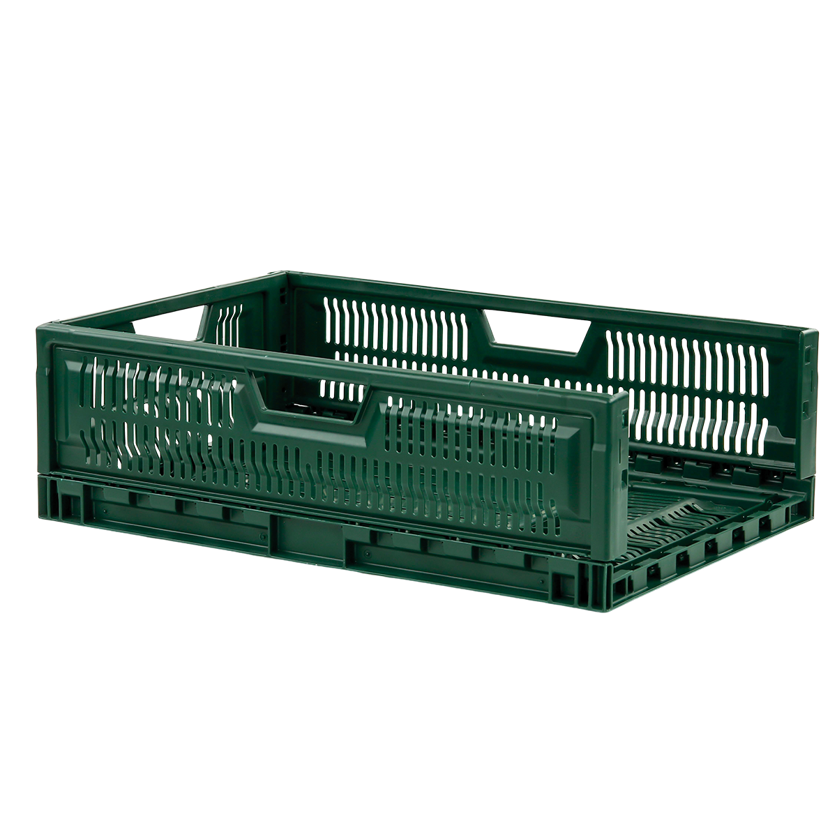 CAISSE PLIABLE 600x400x190 36 L VER – Caisse ajourée – HygiRéa