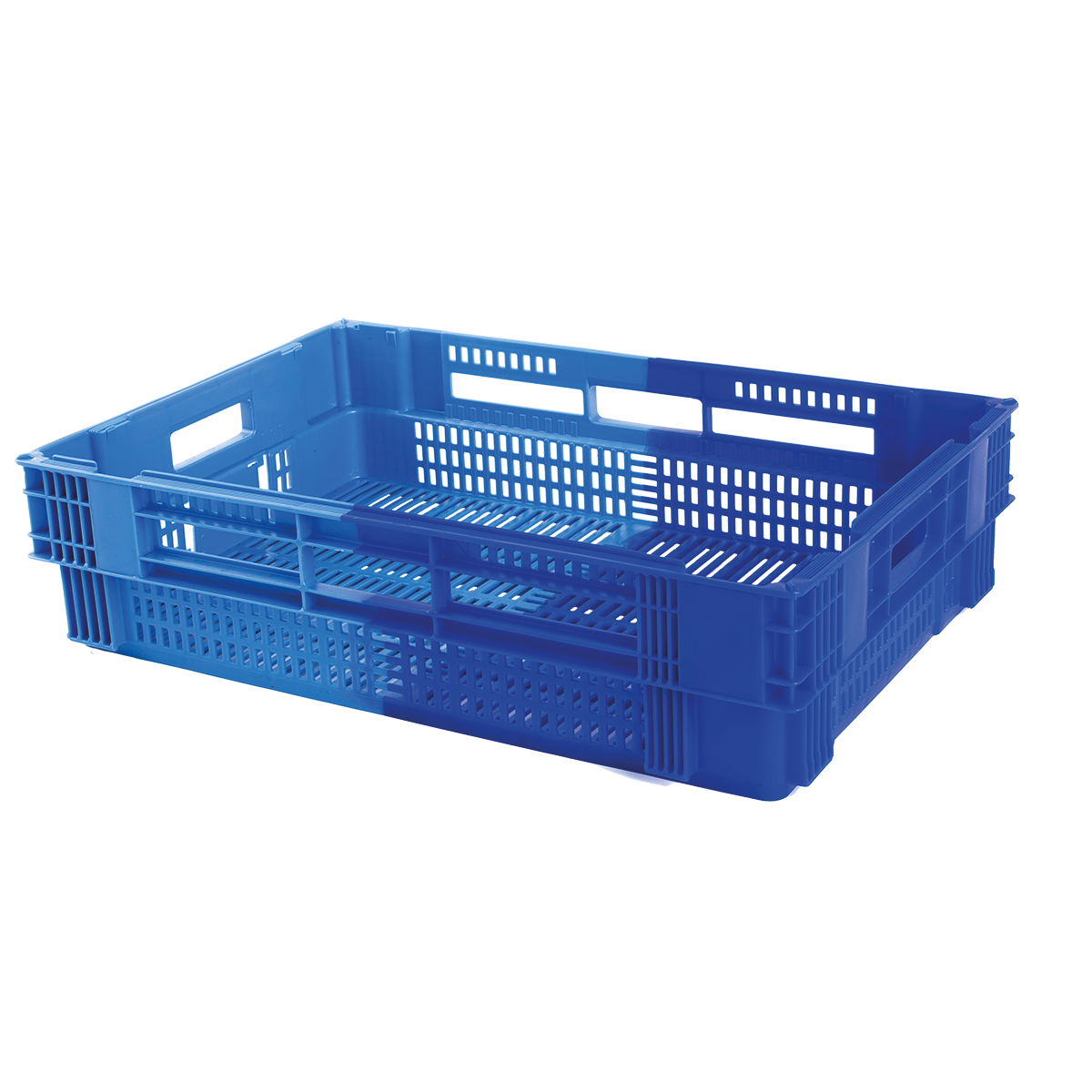 CAISSE AJOUREE 600X400 26L BLE/BLE – Caisse ajourée – HygiRéa